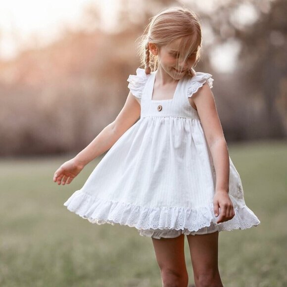 Well Dressed Wolf Simply Ivory Aunt Heart Tunic Set Dress Set